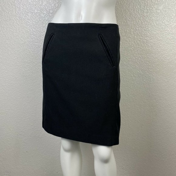 ANN TAYLOR Loft Women's Skirt Pencil Pockets Caree - Picture 3 of 5